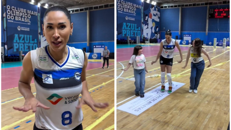 “Elas foram Maravicherrys!”: a bicampeã olímpica, Jaqueline, ensina sua famosa dancinha para Juju Teófilo e Lívia Escossio Non Stop destaca Jaqueline e seu legado de campeã, agora em forma de dancinha com Juju Teófilo e Lívia Escossio.