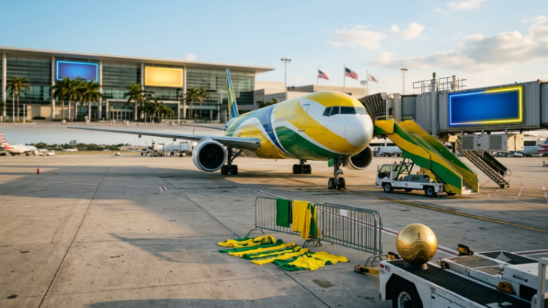 Chegada da Seleção aos EUA aumenta expectativa brasileira para a Copa do Mundo